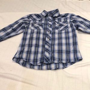 Boys Plaid Dress Shirt